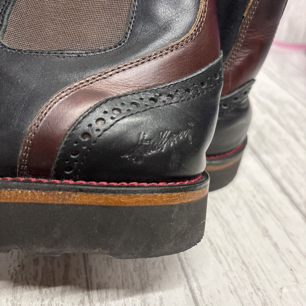 Size 38 Genderfree Nik Kacy The Brogue Chelsea Boots EUC - Picture 8 of 10